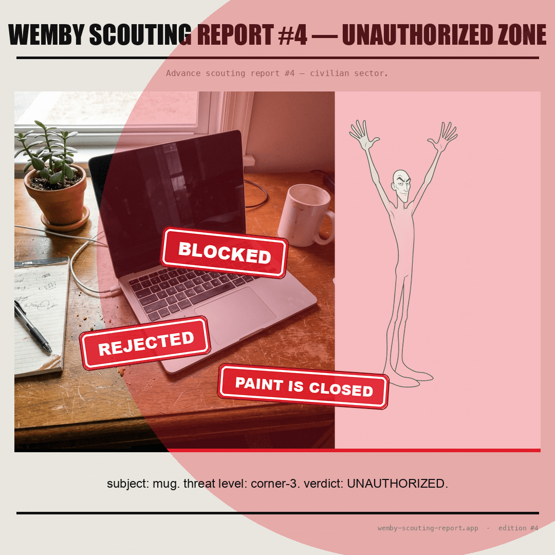 Sample WEMBY SCOUTING REPORT card 3
